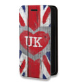 Дизайнерский горизонтальный чехол-книжка для Iphone 14 Pro Max British love