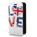 Дизайнерский горизонтальный чехол-книжка для Iphone Xr British love