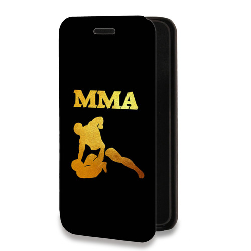Дизайнерский горизонтальный чехол-книжка для Iphone 14 Plus ММА