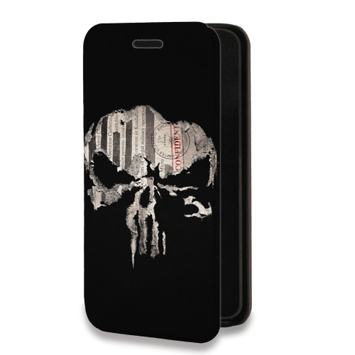 Дизайнерский горизонтальный чехол-книжка для OnePlus 8T Каратель