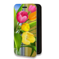 Дизайнерский горизонтальный чехол-книжка для Iphone 7 Plus / 8 Plus 8 марта