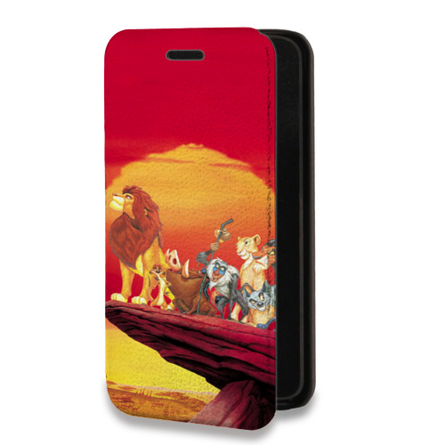 Дизайнерский горизонтальный чехол-книжка для Xiaomi RedMi Pro Король лев