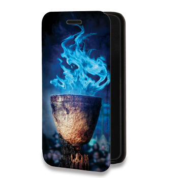 Дизайнерский горизонтальный чехол-книжка для Huawei Honor 7C Pro Гарри Поттер (на заказ)