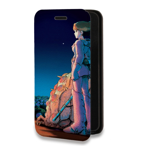 Дизайнерский горизонтальный чехол-книжка для Samsung Galaxy S10 Аниме
