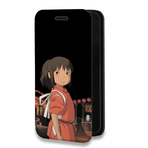 Дизайнерский горизонтальный чехол-книжка для Iphone 13 Pro Max Аниме