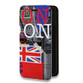 Дизайнерский горизонтальный чехол-книжка для Huawei P40 Lite E Дух Лондона
