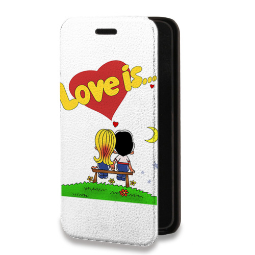 Дизайнерский горизонтальный чехол-книжка для Xiaomi Redmi 10 любовь это...