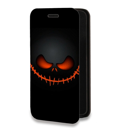 Дизайнерский горизонтальный чехол-книжка для Nokia 7 хэллоуин