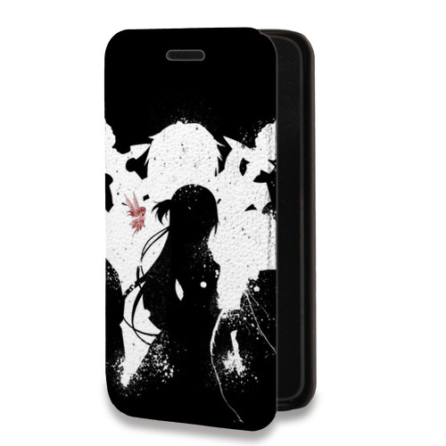 Дизайнерский горизонтальный чехол-книжка для Iphone 14 Pro Max Аниме