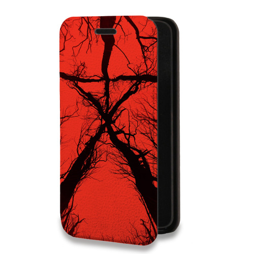Дизайнерский горизонтальный чехол-книжка для Iphone 7 Plus / 8 Plus Хэллоуин