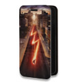 Дизайнерский горизонтальный чехол-книжка для LG G8 ThinQ флэш
