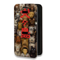 Дизайнерский горизонтальный чехол-книжка для Huawei P40 Lite E Остров Собак