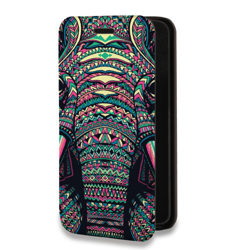 Дизайнерский горизонтальный чехол-книжка для Iphone 7 Plus / 8 Plus Животные ацтеков