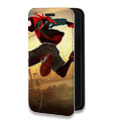 Дизайнерский горизонтальный чехол-книжка для Nokia 5.4 Человек-паук : Через вселенные