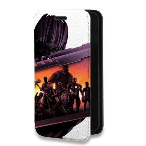 Дизайнерский горизонтальный чехол-книжка для Xiaomi Mi 11 Мстители: Финал