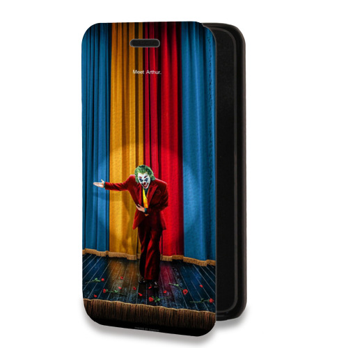 Дизайнерский горизонтальный чехол-книжка для Xiaomi RedMi Note 9 Джокер