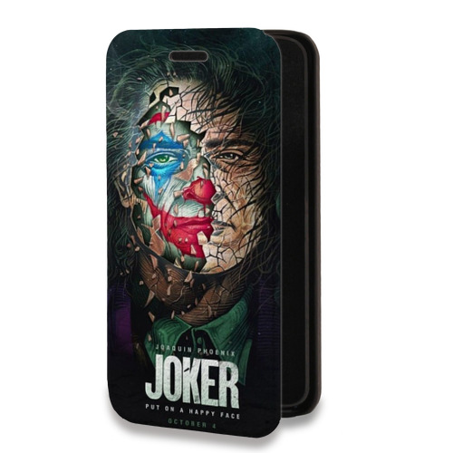 Дизайнерский горизонтальный чехол-книжка для Iphone 14 Pro Джокер