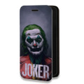 Дизайнерский горизонтальный чехол-книжка для Iphone 7 Plus / 8 Plus Джокер