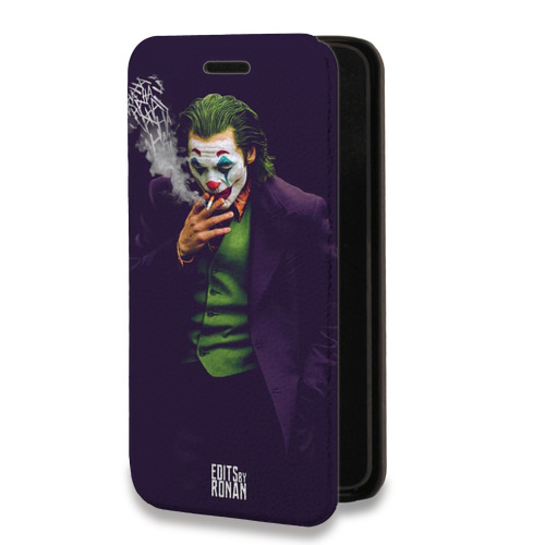 Дизайнерский горизонтальный чехол-книжка для Iphone 14 Джокер