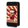 Дизайнерский горизонтальный чехол-книжка для Iphone 14 Pro Max Арнольд