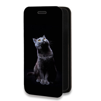 Дизайнерский горизонтальный чехол-книжка для Huawei Honor 7C Pro Коты (на заказ)