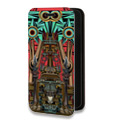 Дизайнерский горизонтальный чехол-книжка для Samsung Galaxy A12 Мистические божества