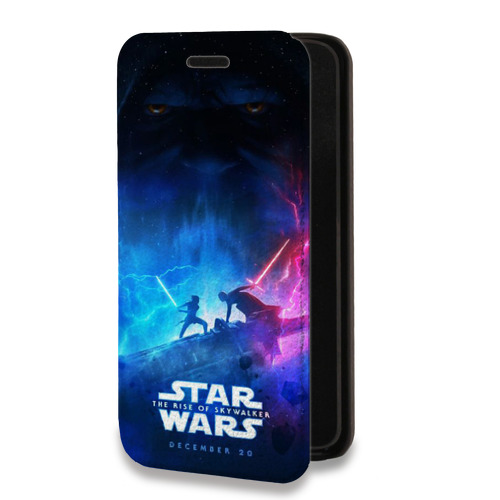 Дизайнерский горизонтальный чехол-книжка для Iphone Xr Звездные войны