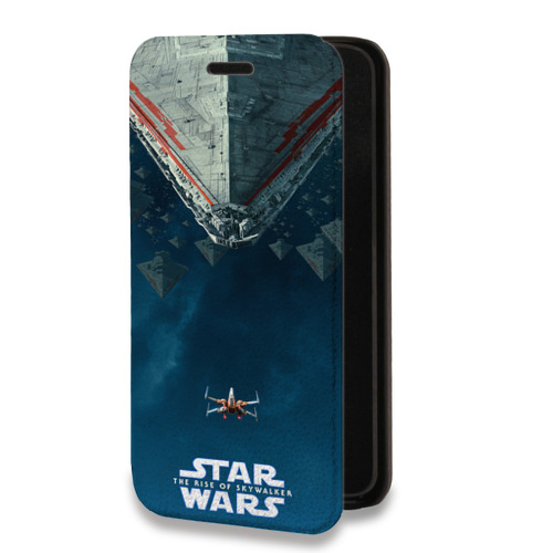 Дизайнерский горизонтальный чехол-книжка для Iphone 7 Plus / 8 Plus Звездные войны