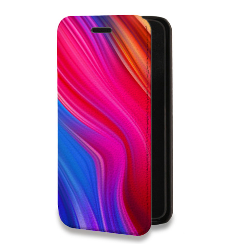 Дизайнерский горизонтальный чехол-книжка для Xiaomi Poco X3 Размытые краски