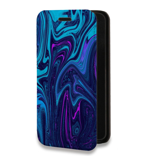 Дизайнерский горизонтальный чехол-книжка для Samsung Galaxy S22 Ultra Размытые краски