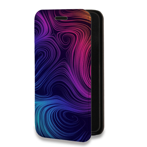 Дизайнерский горизонтальный чехол-книжка для Iphone 12 Pro Размытые краски