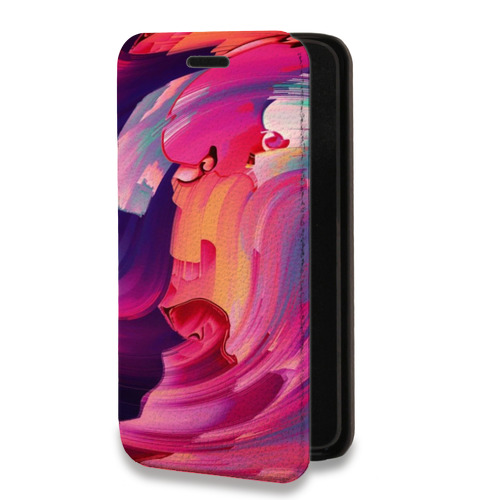 Дизайнерский горизонтальный чехол-книжка для Xiaomi Mi 11 Размытые краски