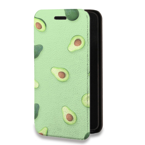 Дизайнерский горизонтальный чехол-книжка для Iphone 7 Веселое авокадо