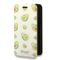Дизайнерский горизонтальный чехол-книжка для Iphone 7 Plus / 8 Plus Веселое авокадо
