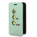 Дизайнерский горизонтальный чехол-книжка для Iphone 7 Plus / 8 Plus Авокадо мама