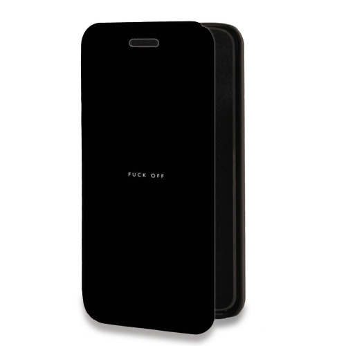 Дизайнерский горизонтальный чехол-книжка для Xiaomi Mi 11 Черно и кратко