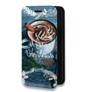 Дизайнерский горизонтальный чехол-книжка для Huawei Honor 7C Pro Christmas 2020 (на заказ)