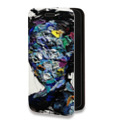 Дизайнерский горизонтальный чехол-книжка для Realme 3 Pro Портреты мазками