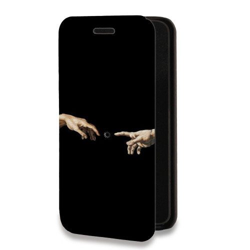 Дизайнерский горизонтальный чехол-книжка для Iphone 12 Pro Сотворение мира