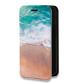 Дизайнерский горизонтальный чехол-книжка для Samsung Galaxy S10 Lite Райский океан