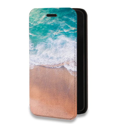 Дизайнерский горизонтальный чехол-книжка для Samsung Galaxy S10 Lite Райский океан