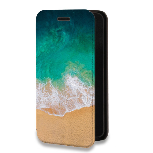 Дизайнерский горизонтальный чехол-книжка для Iphone Xr Райский океан