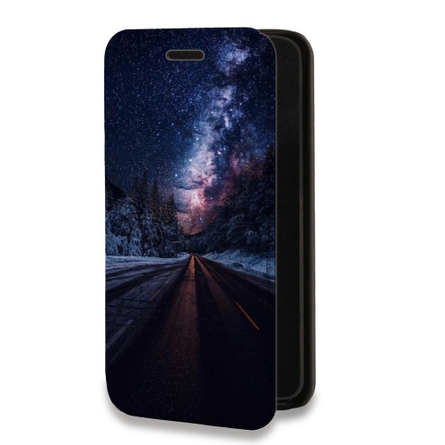 Дизайнерский горизонтальный чехол-книжка для Samsung Galaxy S10 Lite Магический космос