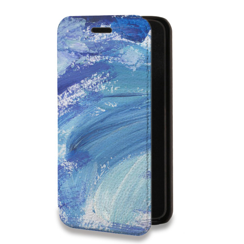 Дизайнерский горизонтальный чехол-книжка для Samsung Galaxy S9 Мазки краски