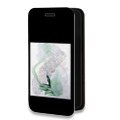 Дизайнерский горизонтальный чехол-книжка для Iphone 12 Pro Стильные абстракции