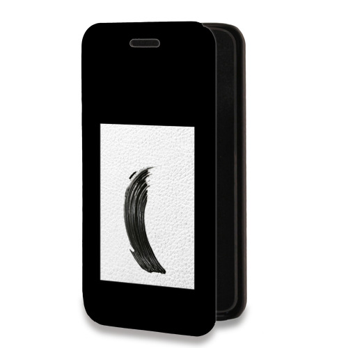 Дизайнерский горизонтальный чехол-книжка для Iphone 14 Pro Max Стильные абстракции