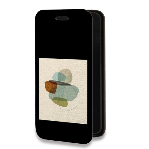 Дизайнерский горизонтальный чехол-книжка для Xiaomi Mi 11 Стильные абстракции