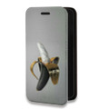 Дизайнерский горизонтальный чехол-книжка для Nokia 1.4 Черное золото