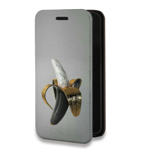 Дизайнерский горизонтальный чехол-книжка для Huawei Honor 8X Max Черное золото