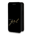 Дизайнерский горизонтальный чехол-книжка для Iphone 11 Pro Max Черное золото